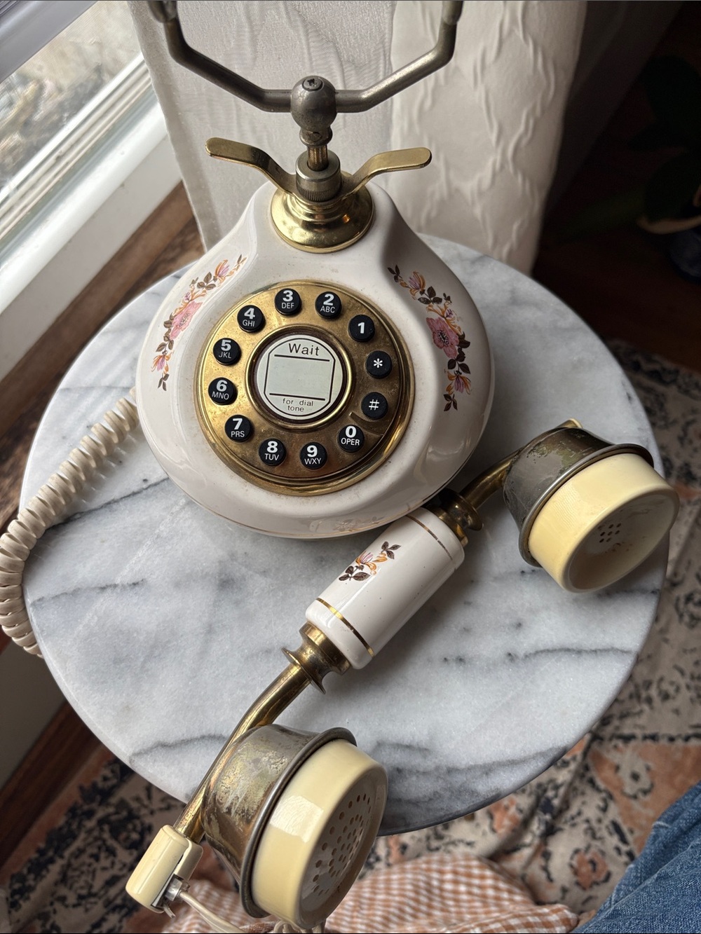 VINTAGE Ceramic Telephone - Picture 4 of 4